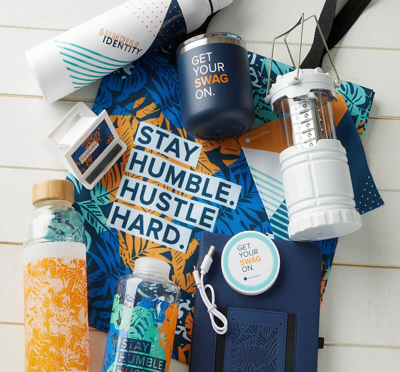Hustle branded merchandise kit
