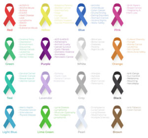 Color Guide for Cause Ribbon Awareness Campaigns | HALO